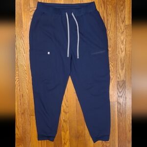 Like New Fabletics Navy Blue Jogger Pants Large